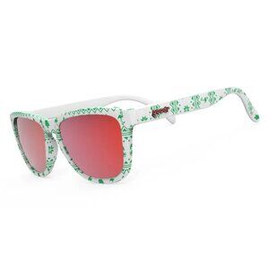 goodr OG Sunglasses in Merry Flocking Christmas / Holiday Sweater Pattern